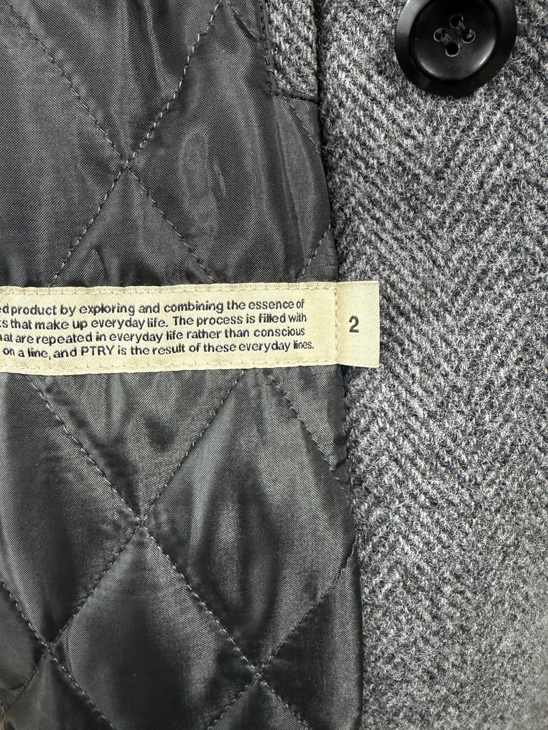 포터리 피코트 다크그레이 2사이즈 상품이미지7