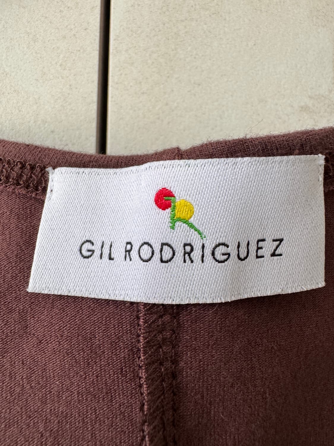 새상품 GILODRIGUEZ 스퀘어넥 미니 원피스 초콜릿 XS 상품이미지8