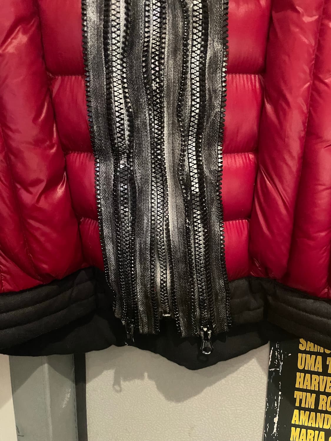 VTG velvet 70 퍼 소매 구스패딩 자켓 상품이미지3