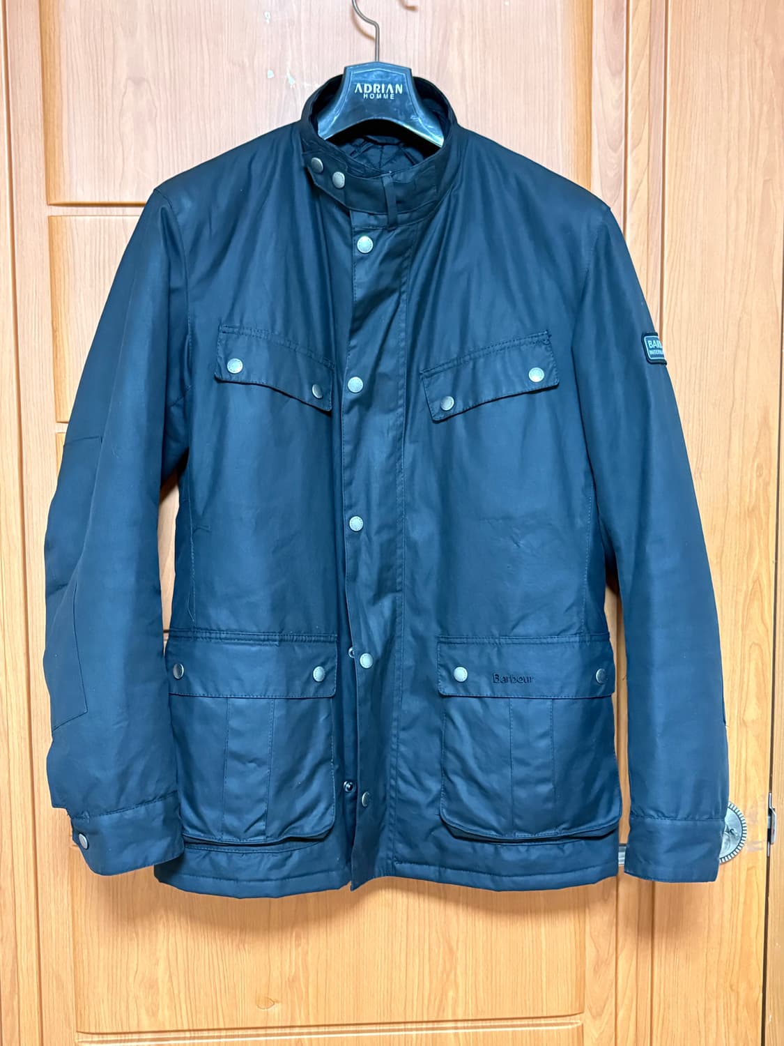 barbour 바버 인터네셔널 듀크 왁스 자켓 딥네이비 M 상품이미지2