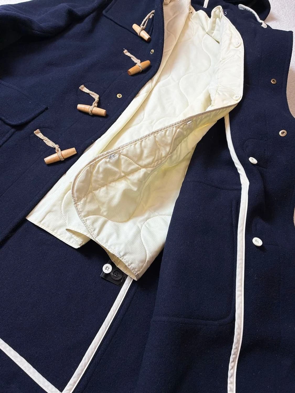 비바스튜디오 코퍼레이트 락앤롤 후디 더플 코트 PN7643 상품이미지5