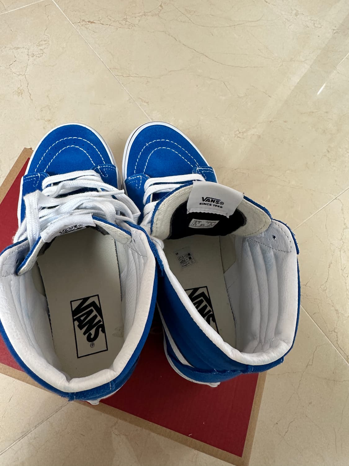 반스 스케이트 하이탑 스니커즈 블루 (240)   상품이미지2