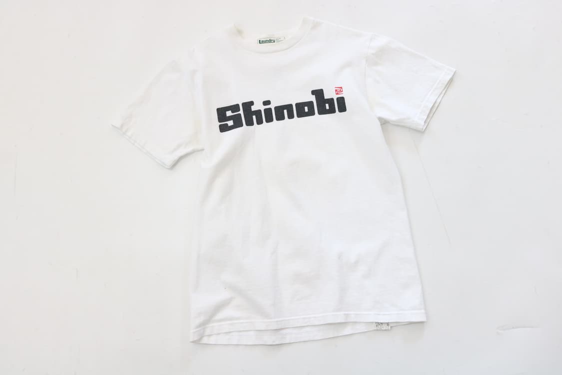 Laundry 런드리 빈티지 Shinobi 닌자 그래픽 화이트 티셔츠 S 상품이미지6