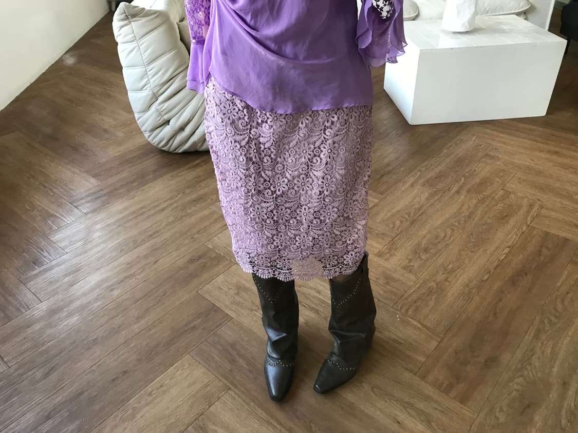 vintage lace skirt 상품이미지1