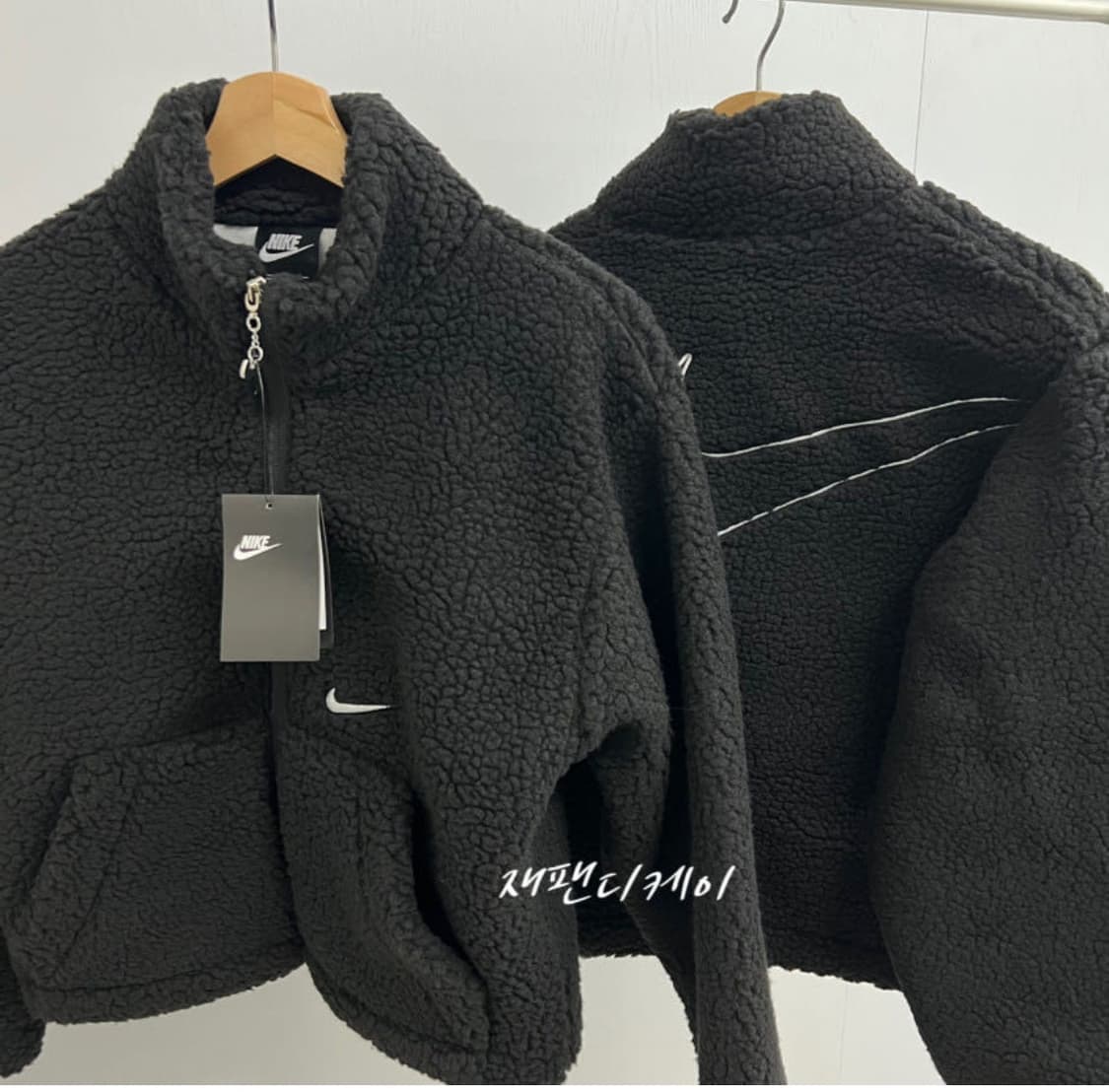 나이키 스우시 크롭 후리스 플리스 뽀글이 상품이미지3