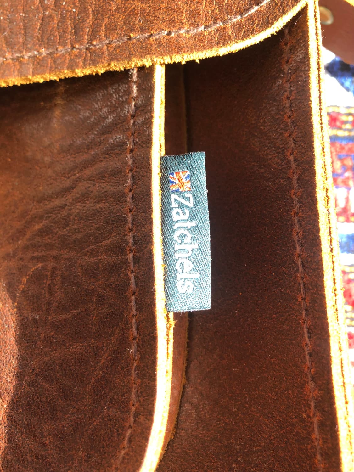 자첼 레더 사첼백 브라운 브리프케이스 상품이미지4