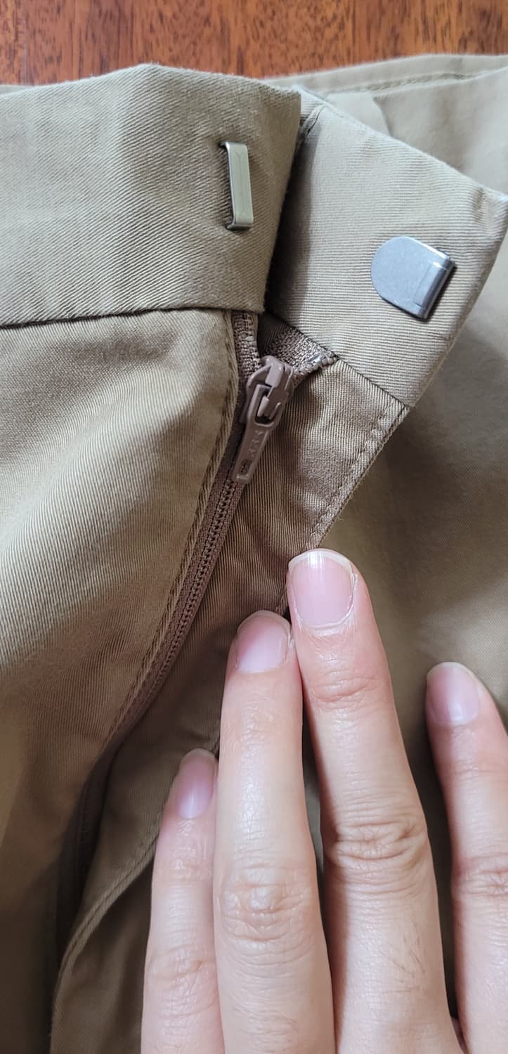 (남성34인치)UNIQLO 베이지 면 반바지 상품이미지7