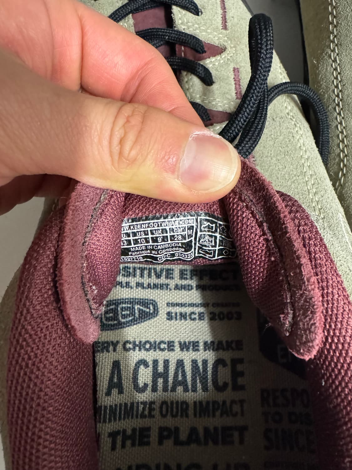 킨 재스퍼 스웨이드 스니커즈 280mm 상품이미지5