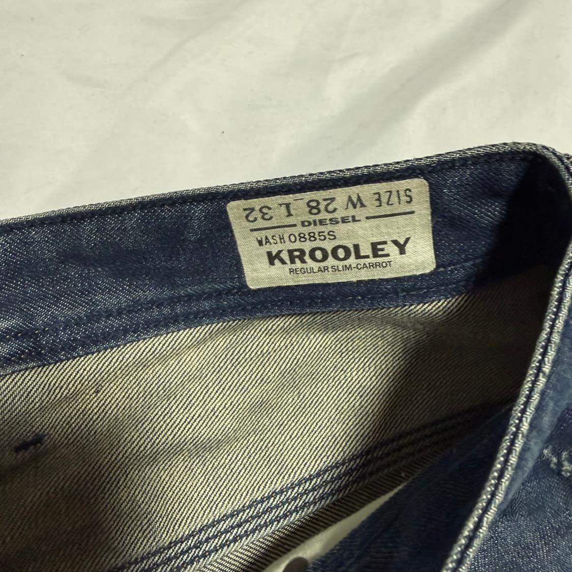 [30] 디젤 크롤리 워싱 데님팬츠 상품이미지5