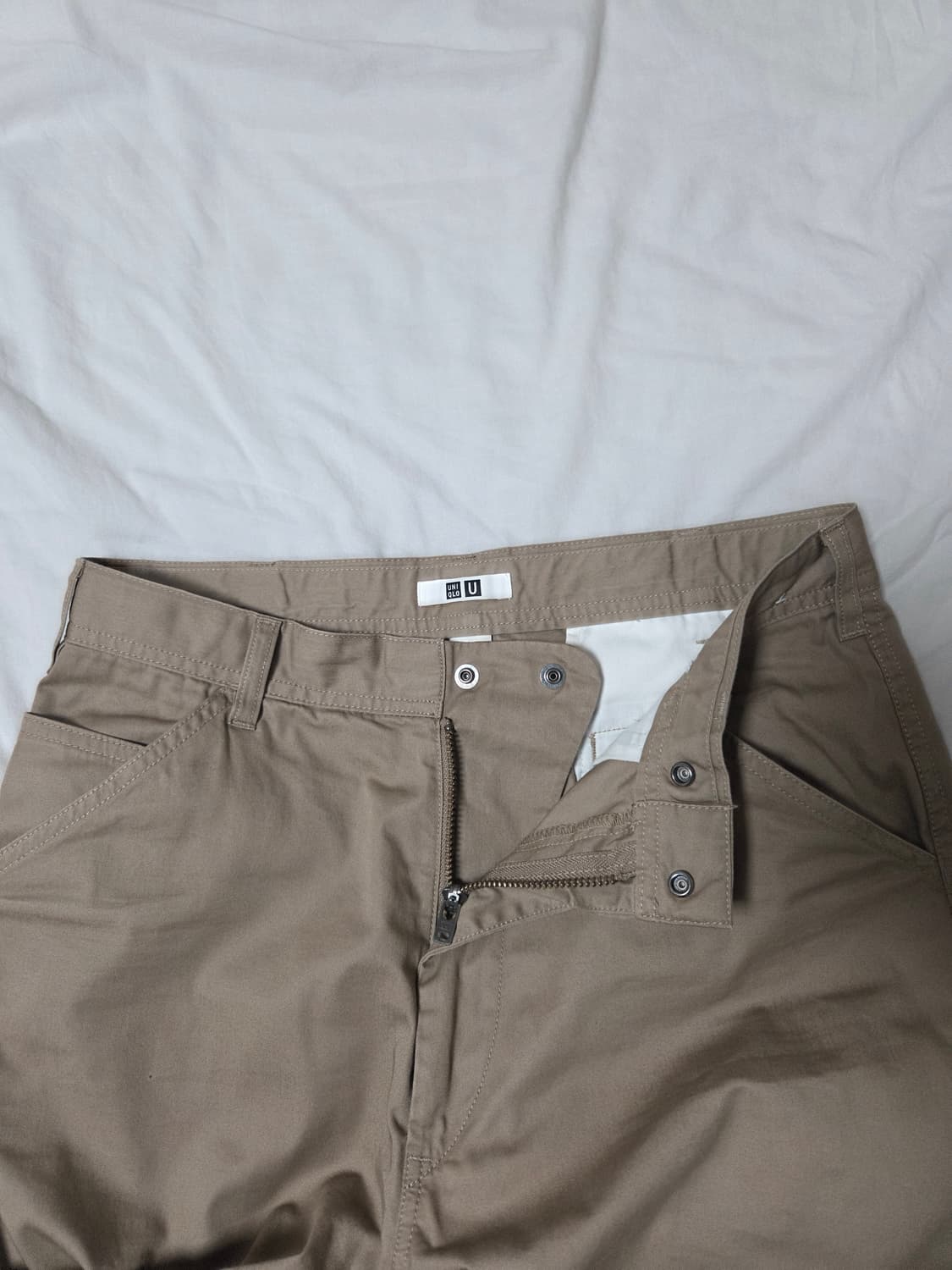 U 와이드핏 치노팬츠 34브라운 76사이즈 상품이미지6