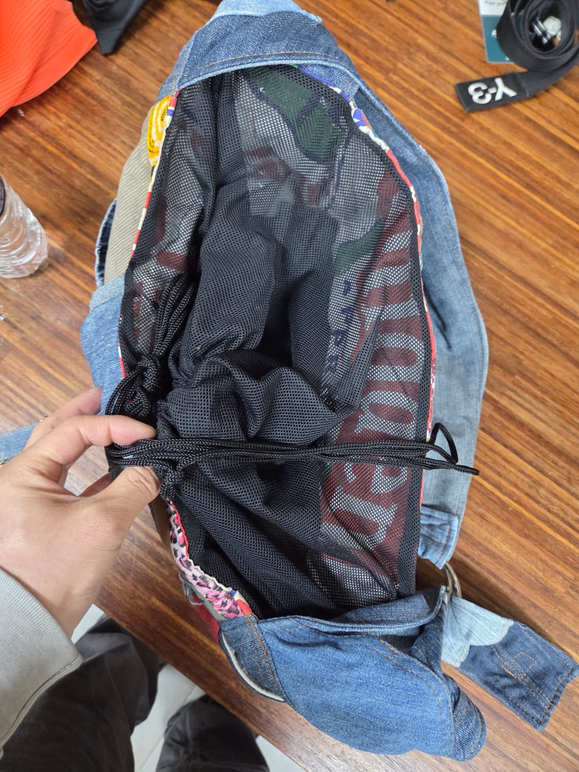 빈티지 ragstar 패치워크 데님 리폼 크로스백  상품이미지6