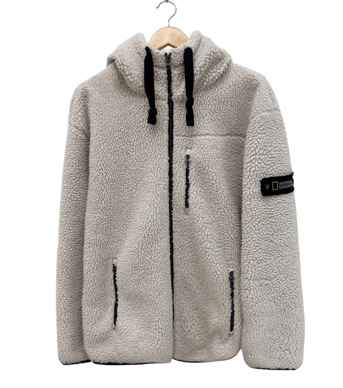 내셔널지오그래픽 뽀글이 후리스 플리스 아이보리 (2XL) 상품이미지1