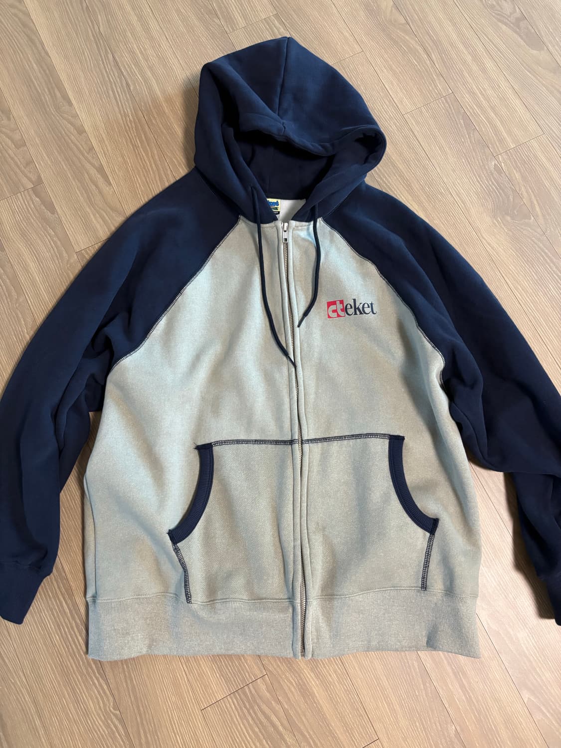 HOLLY ZIP-UP HOODIE-BEIGE 상품이미지3