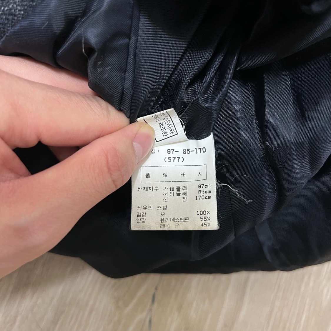 닥스 런던 남성 싱글 정장 자켓 M/95  상품이미지6