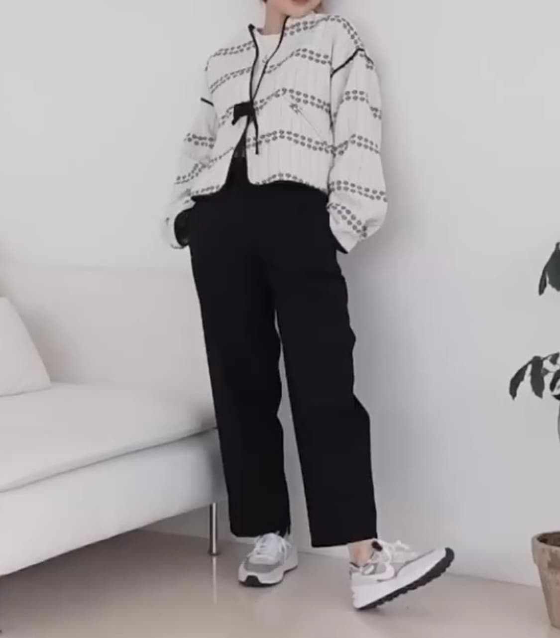 자라 zara 자카드 점퍼 xs 상품이미지6