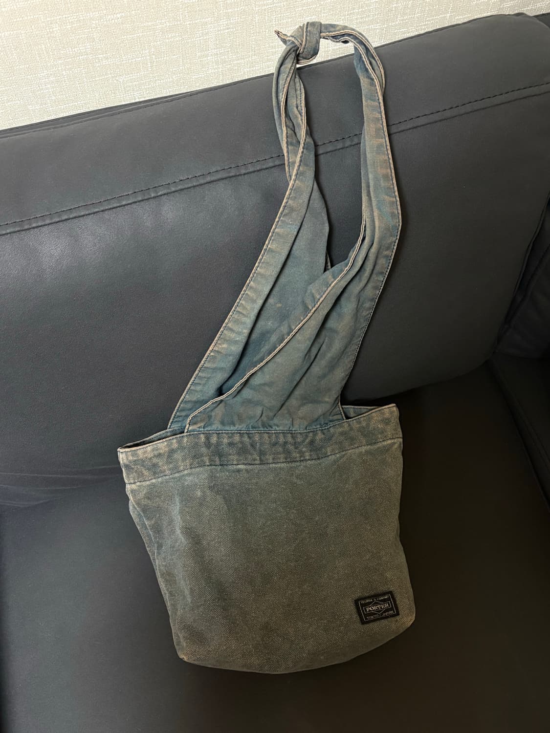 포터 데님 숄더백 상품이미지1