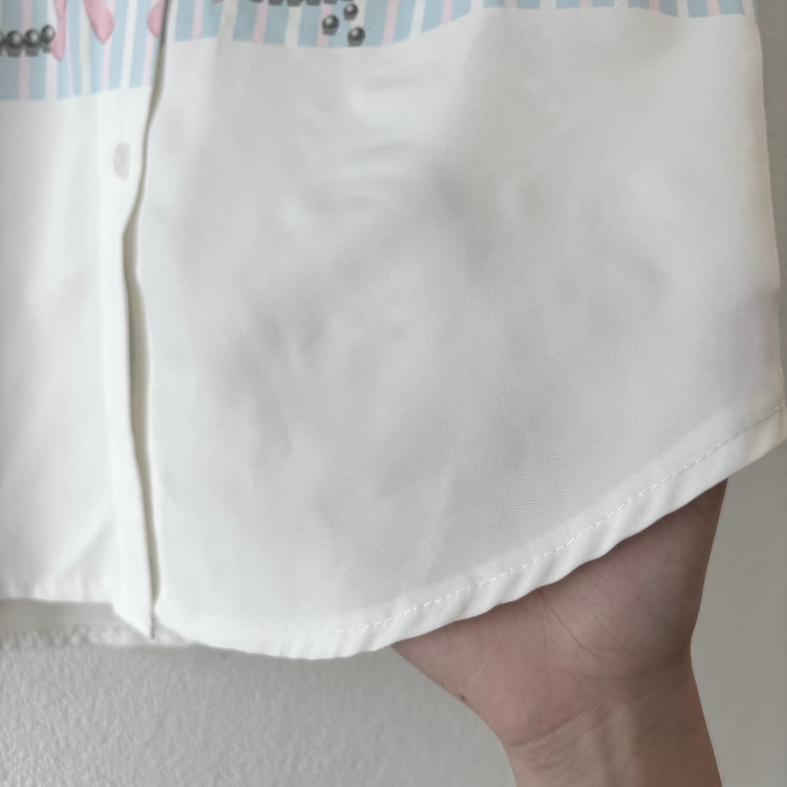 리본 고양이 셔츠 상품이미지5