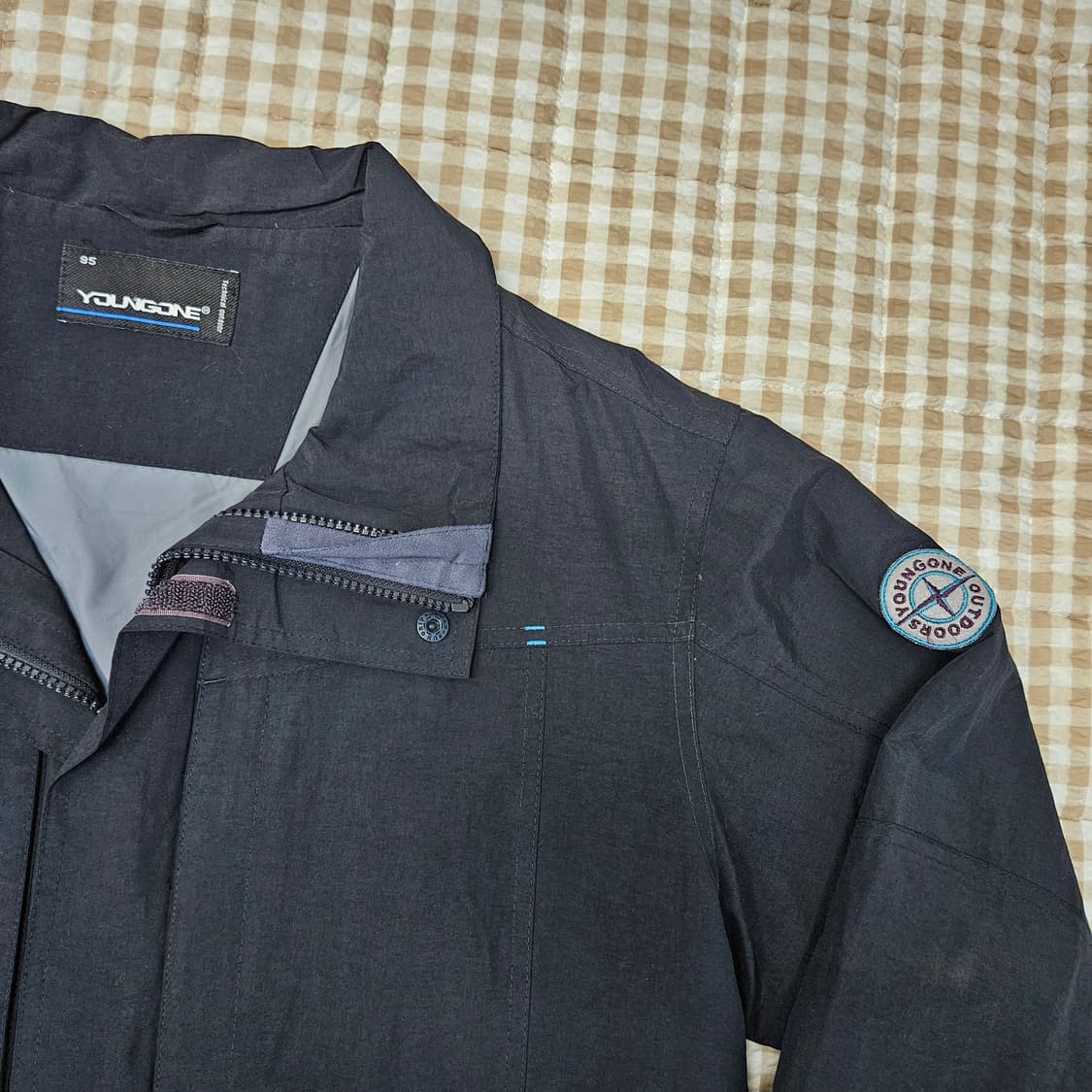 영원 오버핏 바람막이 자켓 남자100~105 상품이미지3