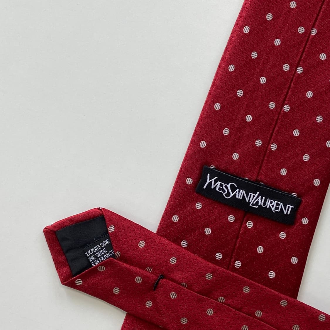 YSL 입생로랑 명품 정품 넥타이 7.8cm 상품이미지5