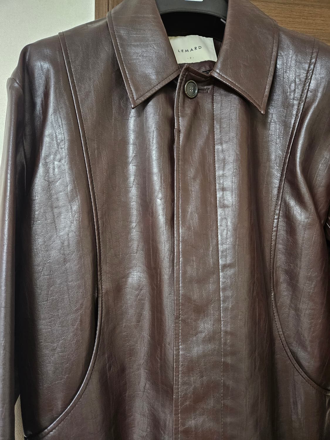 [2] 르마드 비건 레더 자켓 상품이미지9