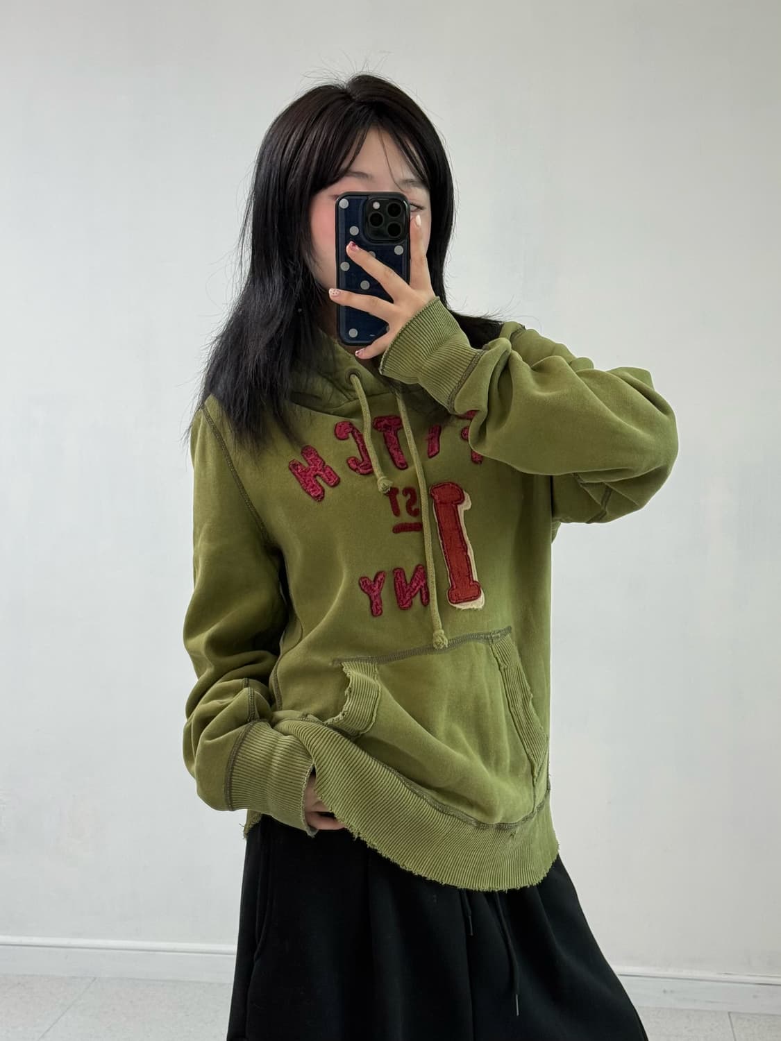 아베크롬비 카키 후드티 상품이미지2