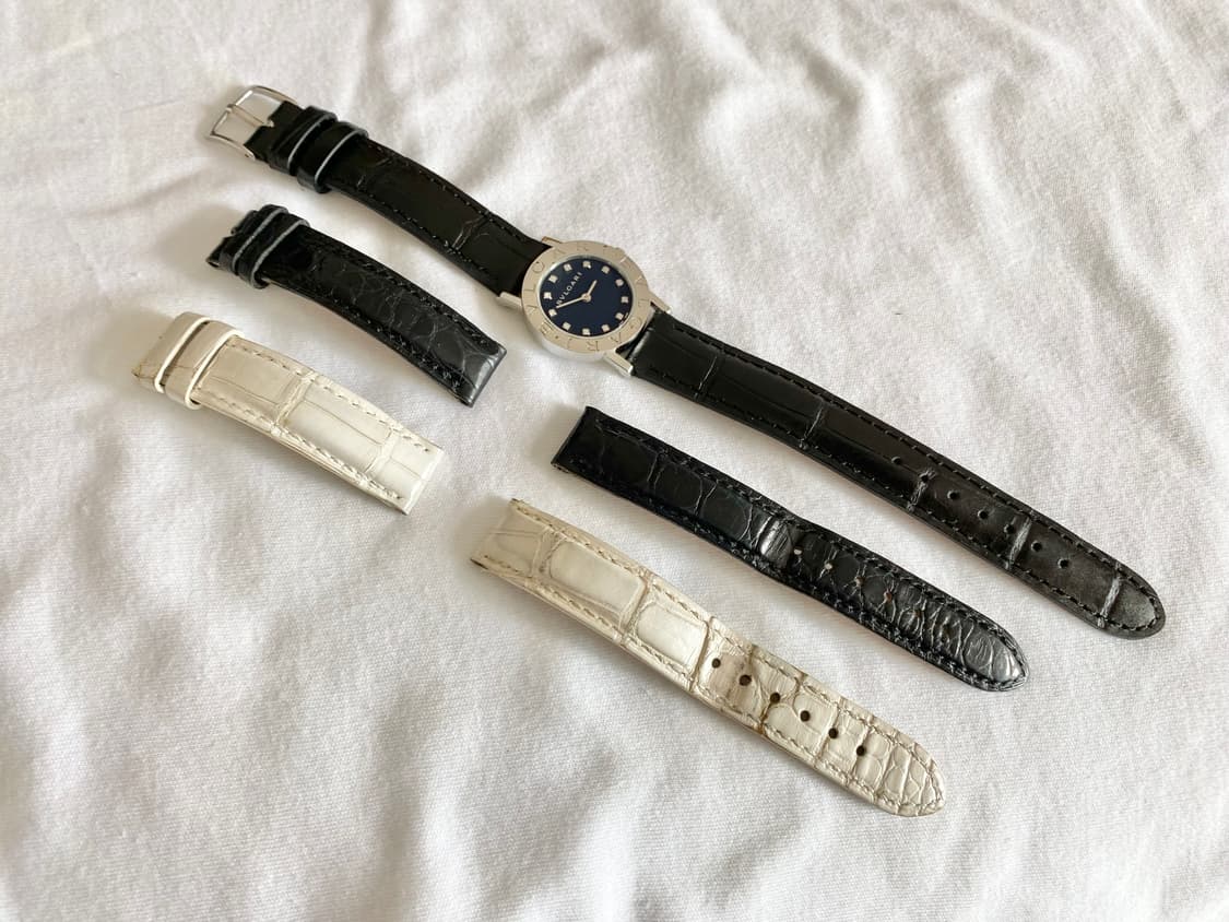 불가리 BB26 여성용 12p 다이아 26mm 쿼츠 스틸 상품이미지7