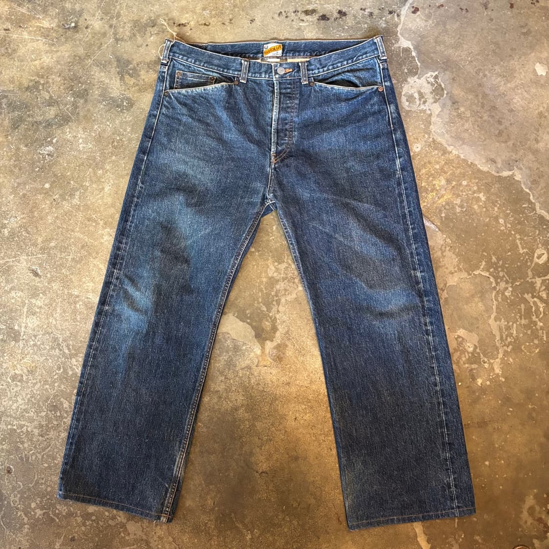 일본 트로피칼 헬 바이 코어바이터 셀비지 데님 팬츠 상품이미지4