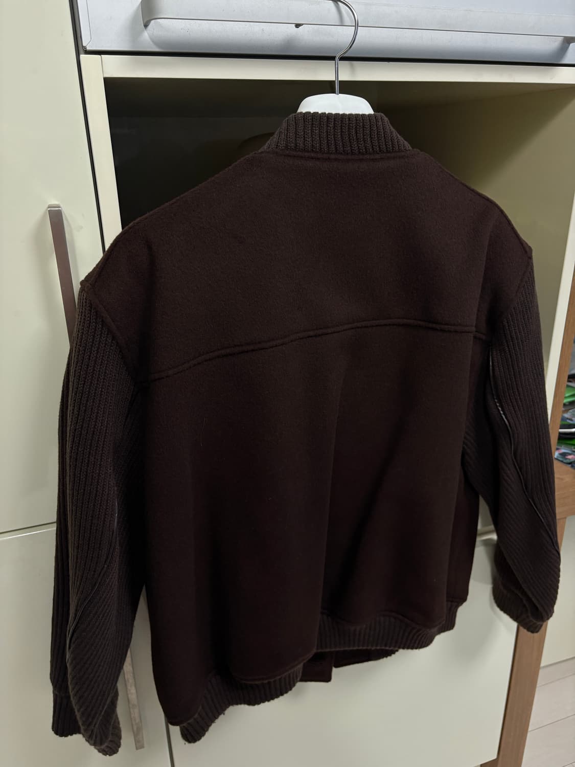 애니타임로릭 봄버 블루종 자켓 브라운 L 상품이미지6