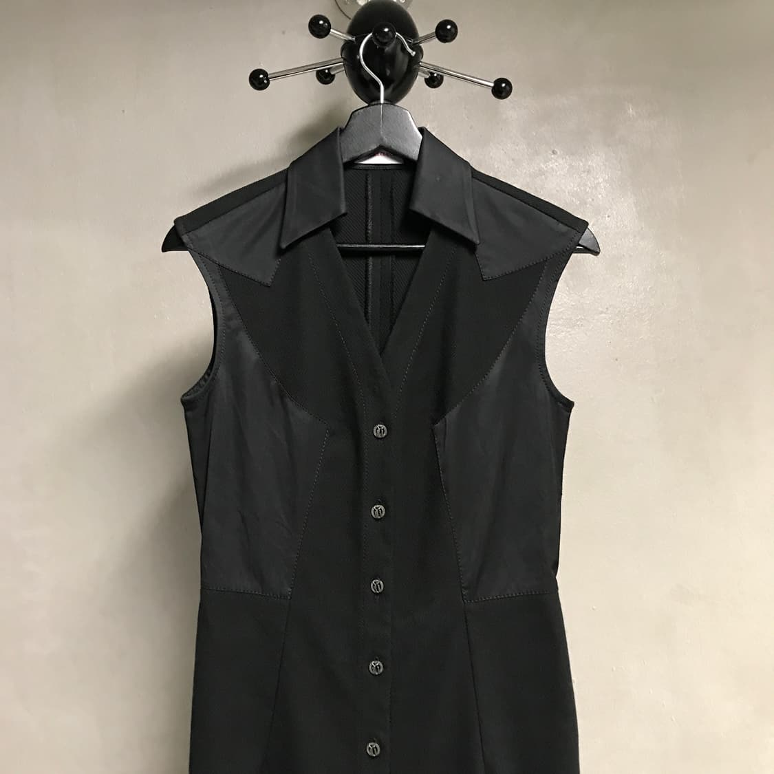 베르사체 셔츠 원피스 블랙 38 상품이미지2