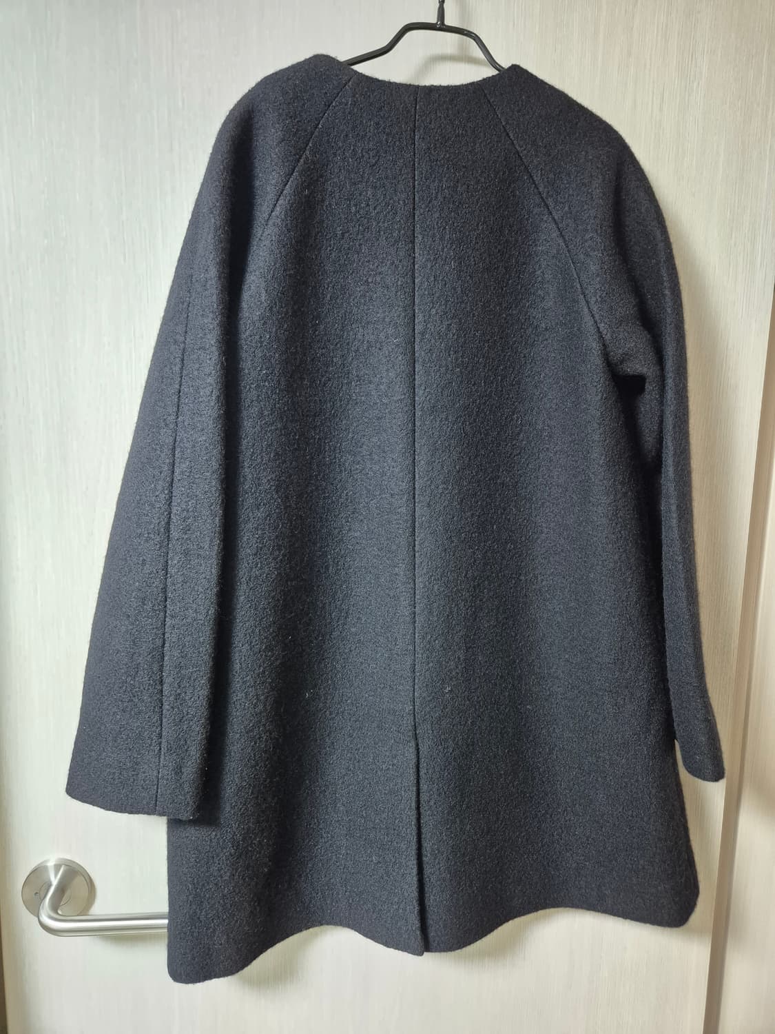 COS 코스 울100% 부클 코트 36 (55) 블랙 상품이미지4