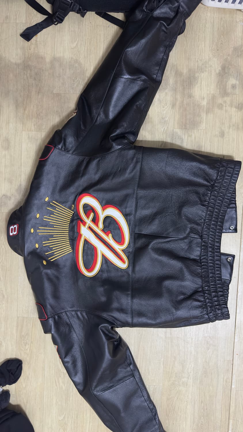 제프 해밀턴 버드와이저 빈티지 레더자켓 M사이즈 상품이미지2