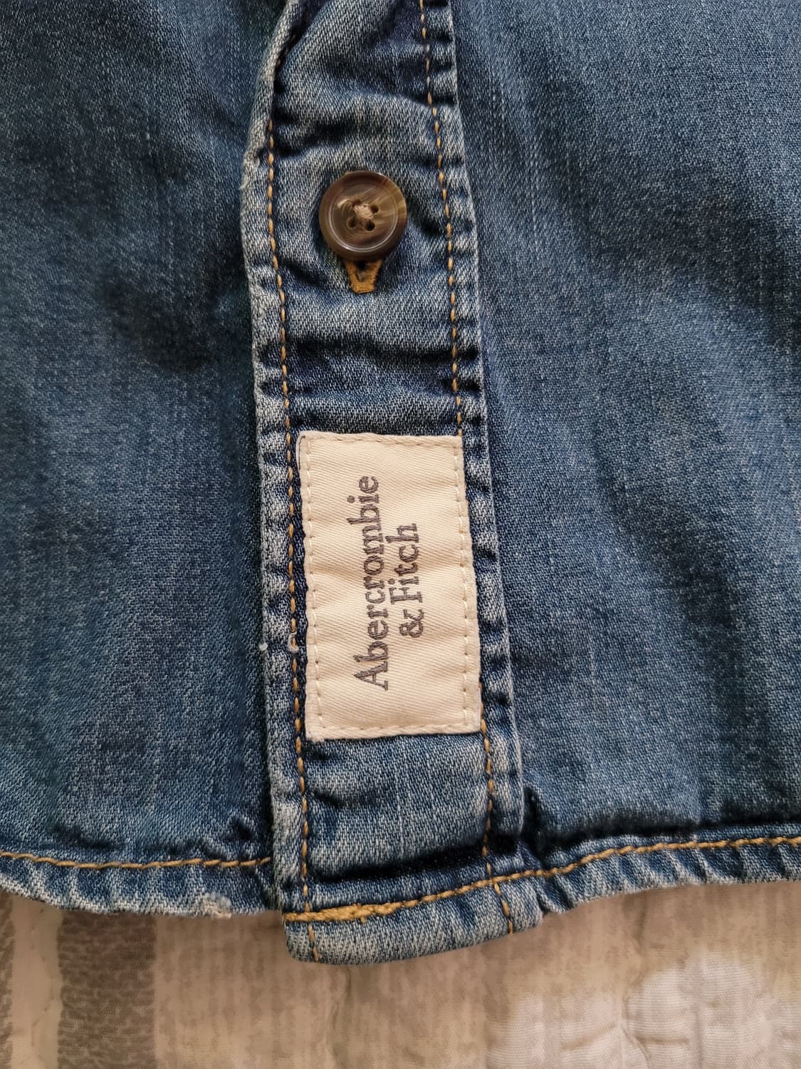 아베크롬비 Abercrombie 워크웨어 데님셔츠 XL 100-105 상품이미지5