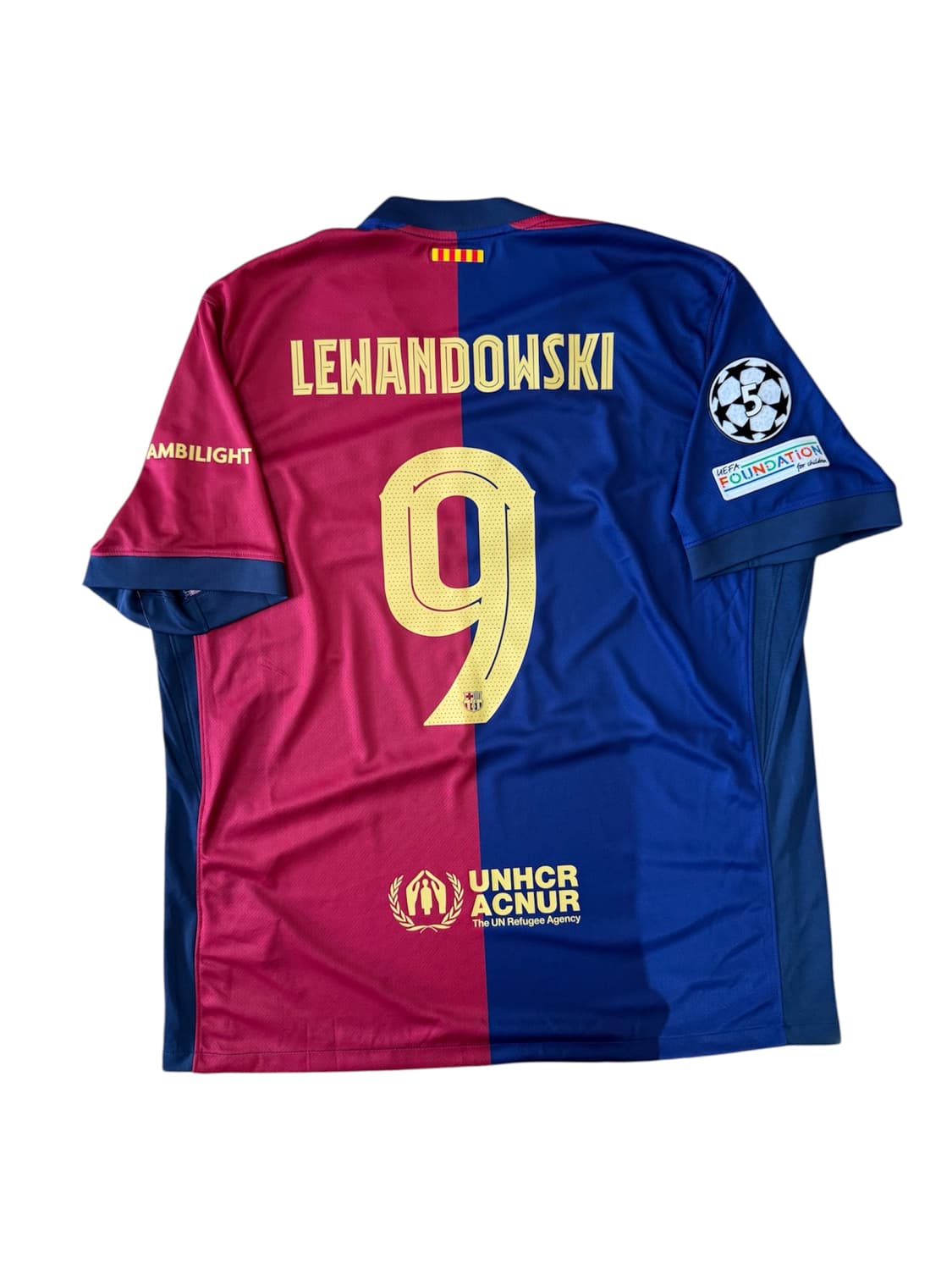 [해외XL]24-25 바르셀로나 홈 레반도프스키 유니폼 상품이미지1