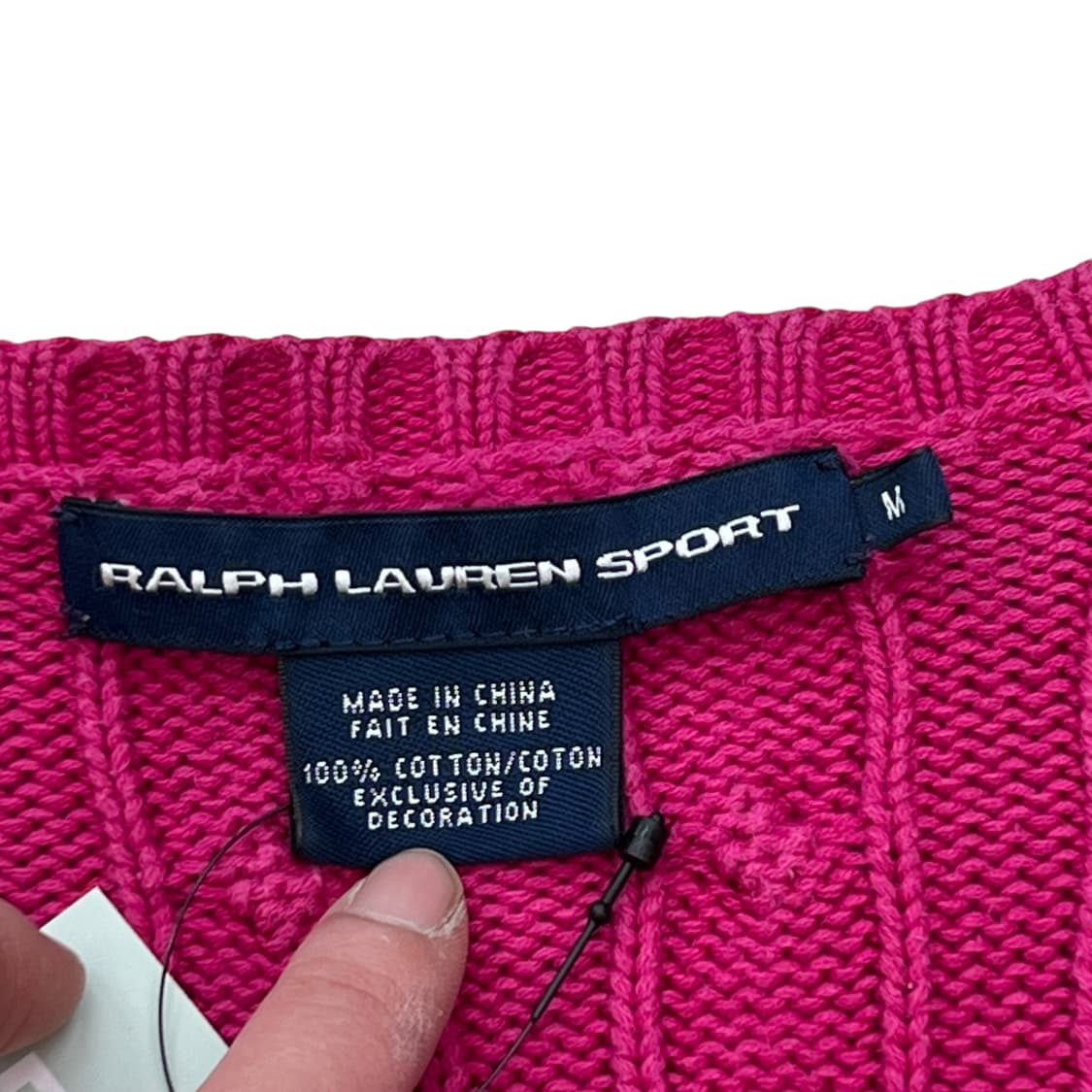 랄프로렌 브이넥 꽈배기 니트 r2147 상품이미지6