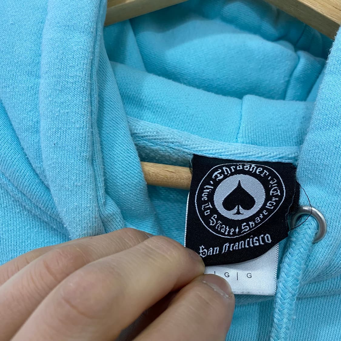 트래셔 빅로고 후드(L) 상품이미지4