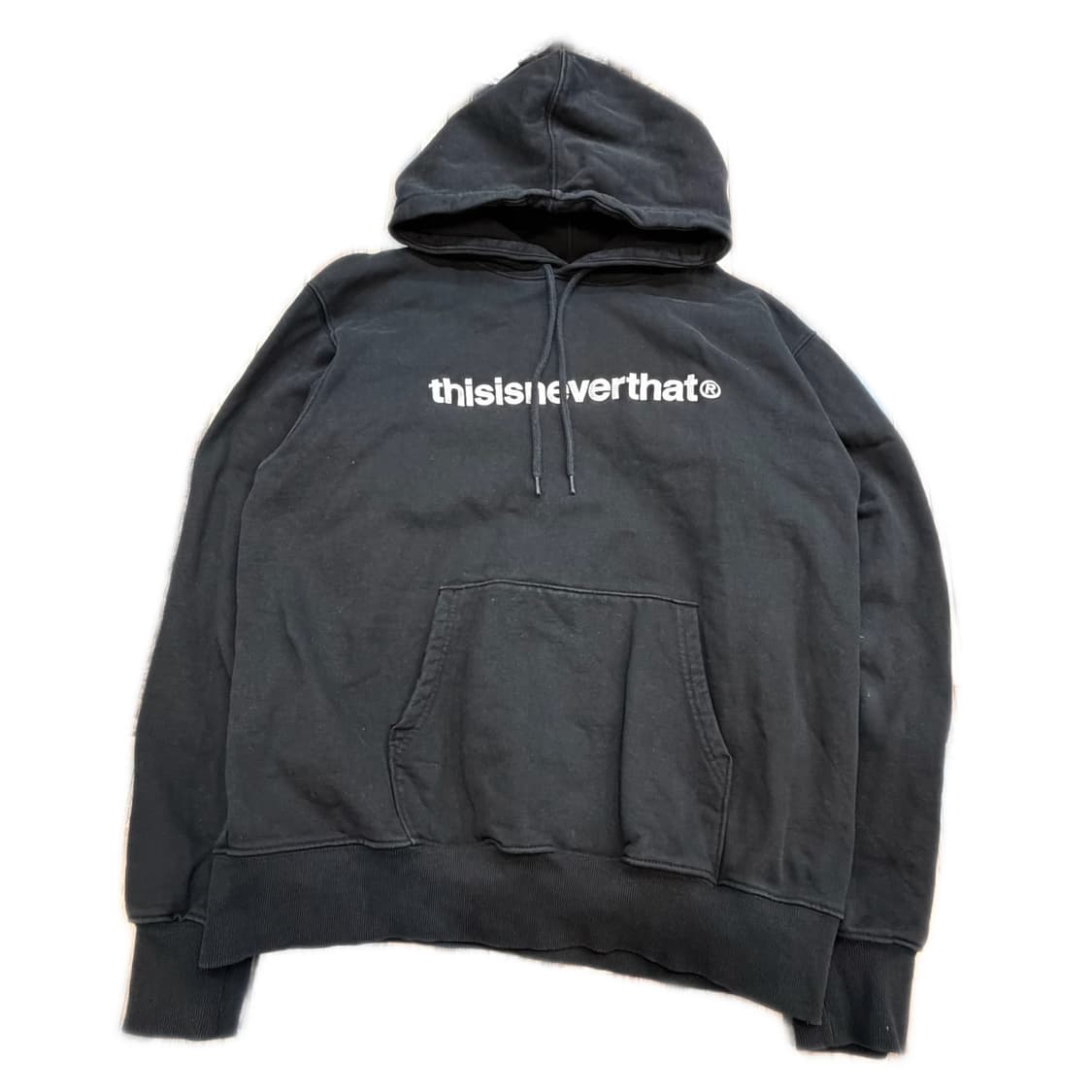 🖤[미친핏 착샷]디스이즈네버댓 빅로고 블랙 후드티🖤 상품이미지2