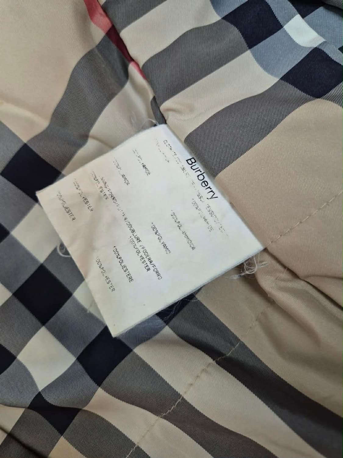 [S] 버버리 인슐레이션 나일론 자켓 상품이미지5