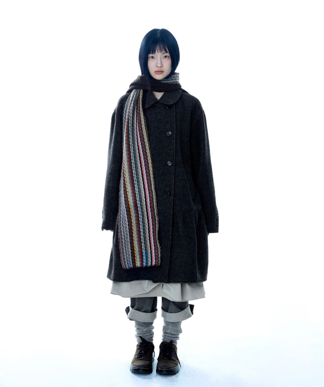 코이세이오 더블코트 차콜 2사이즈 상품이미지1