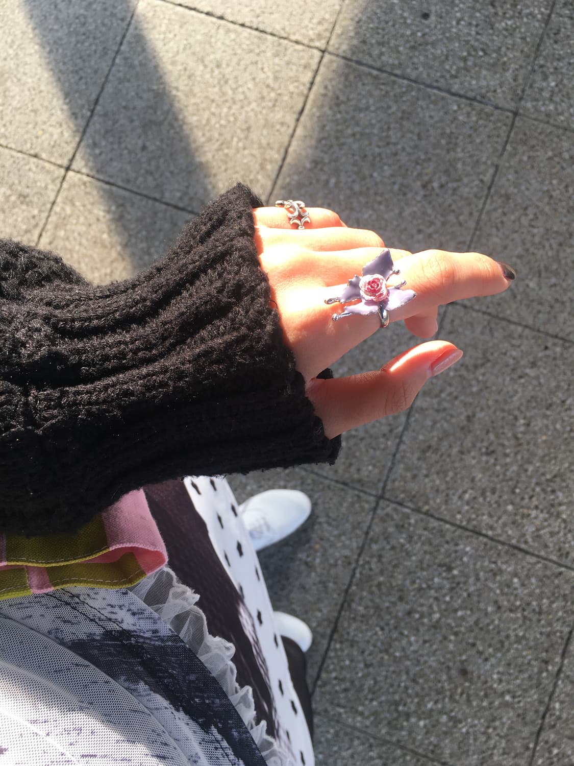 영국런던 연보라 나비 반지 상품이미지6