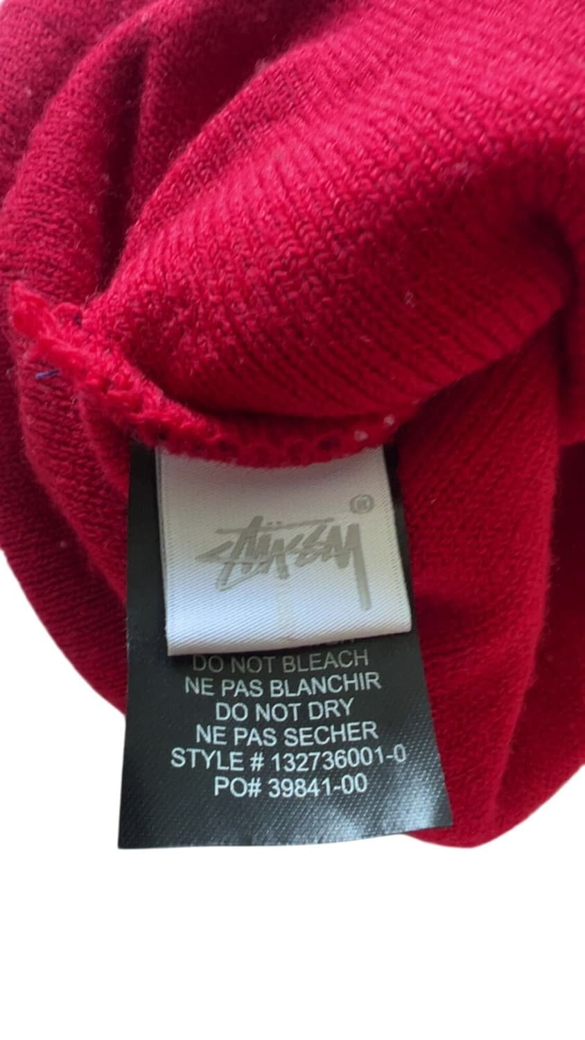 90s 빈티지 스투시 지구본 월드 투어 방울 비니 상품이미지3