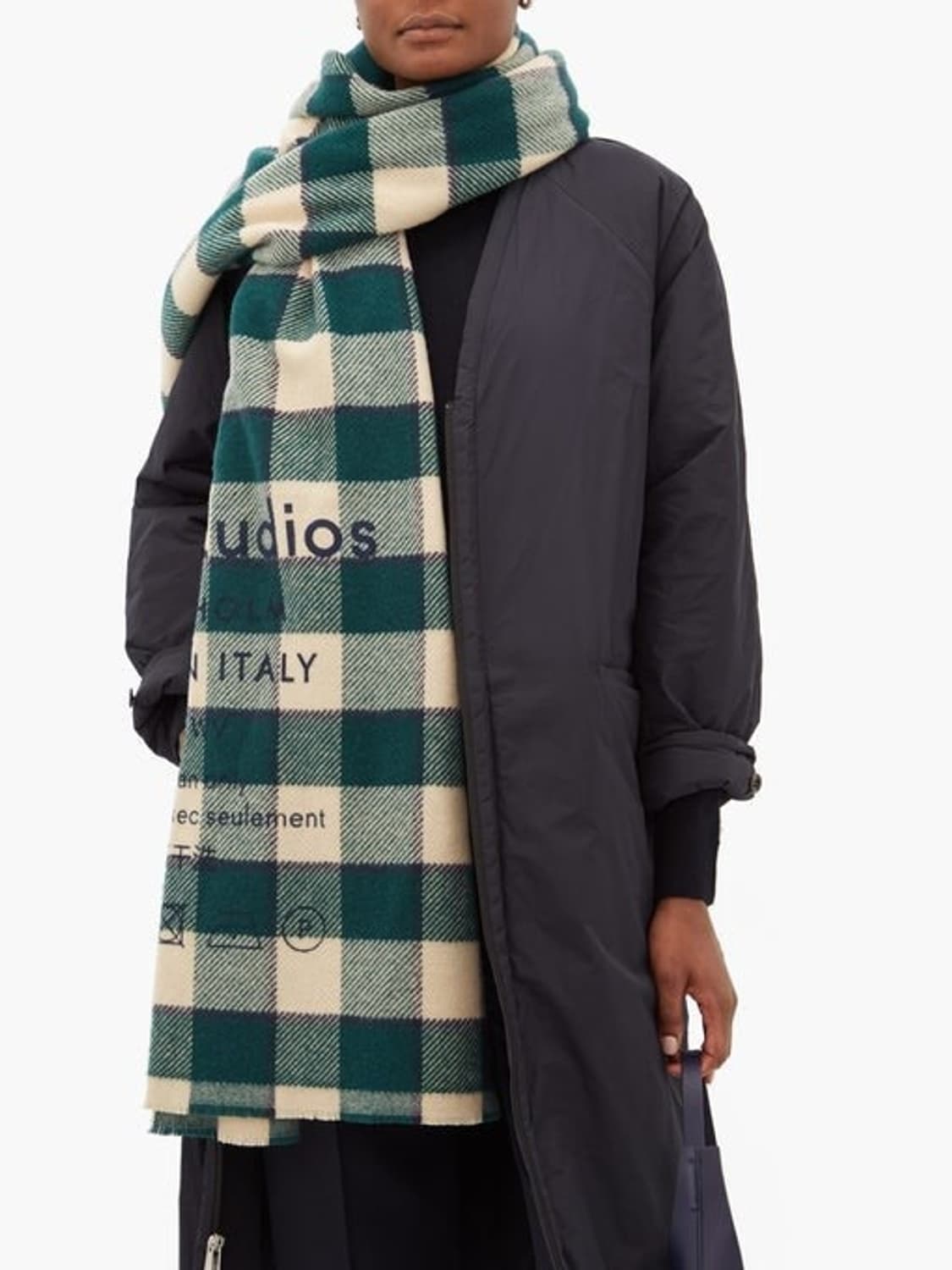 아크네 스튜디오 캐시어(Cassiar) 체크 머플러 스카프 상품이미지8