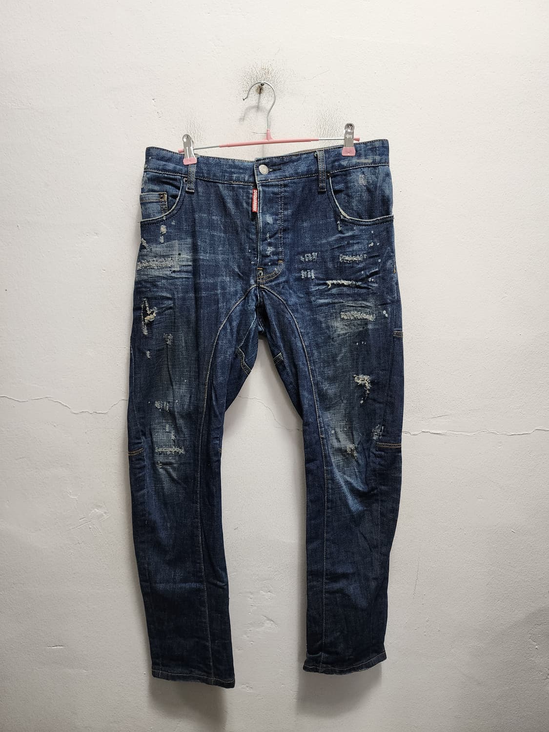 디스퀘어드2 가죽패치 데님 상품이미지1