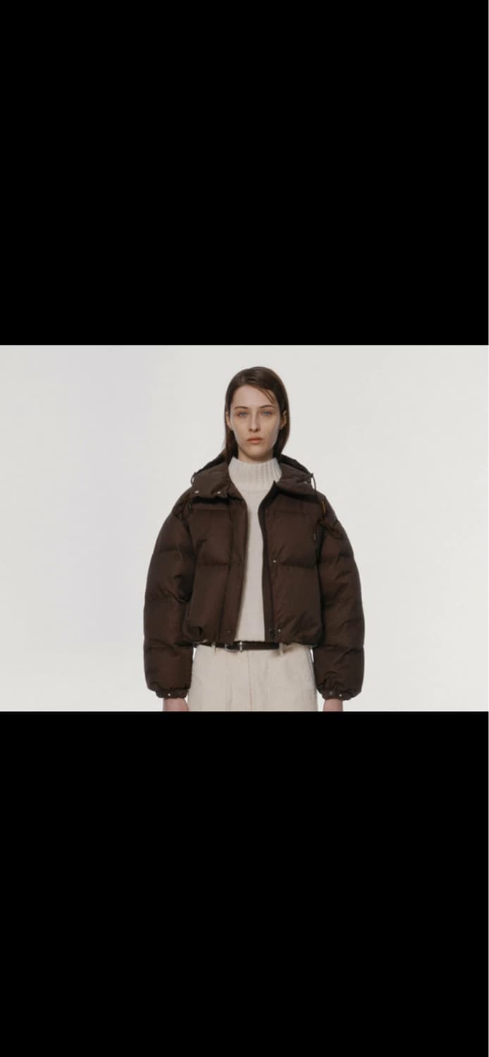낫띵리튼  Pebble cropped puffer 패딩(choco) 상품이미지3
