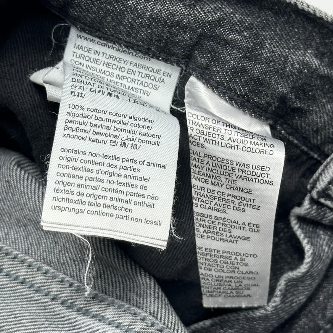 캘빈클라인 ck 흑청 블랙진 데님 팬츠 (25인치 여성추천) 상품이미지6