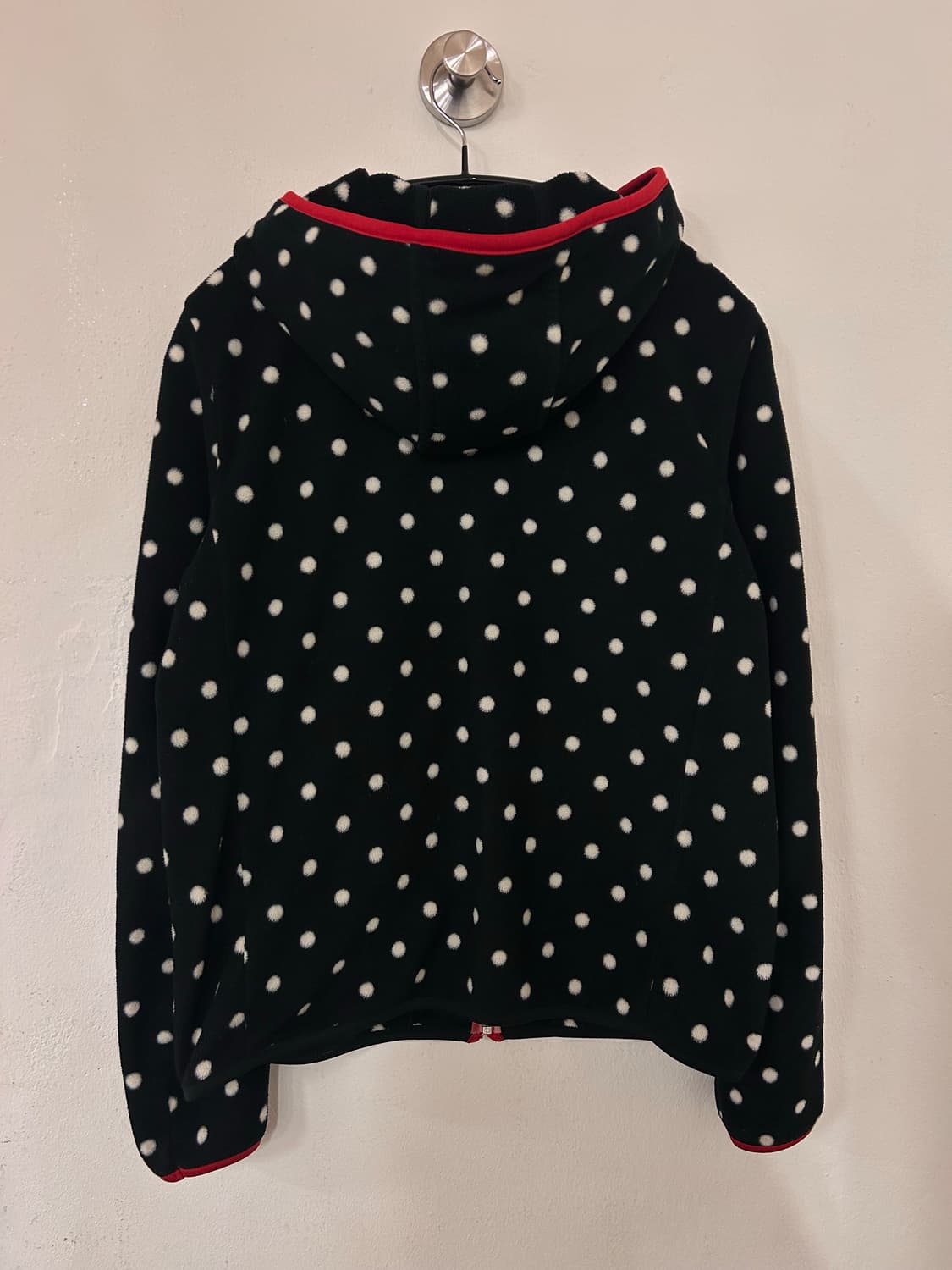 유니클로 도트 후리스 여성 후드 집업 L 상품이미지5