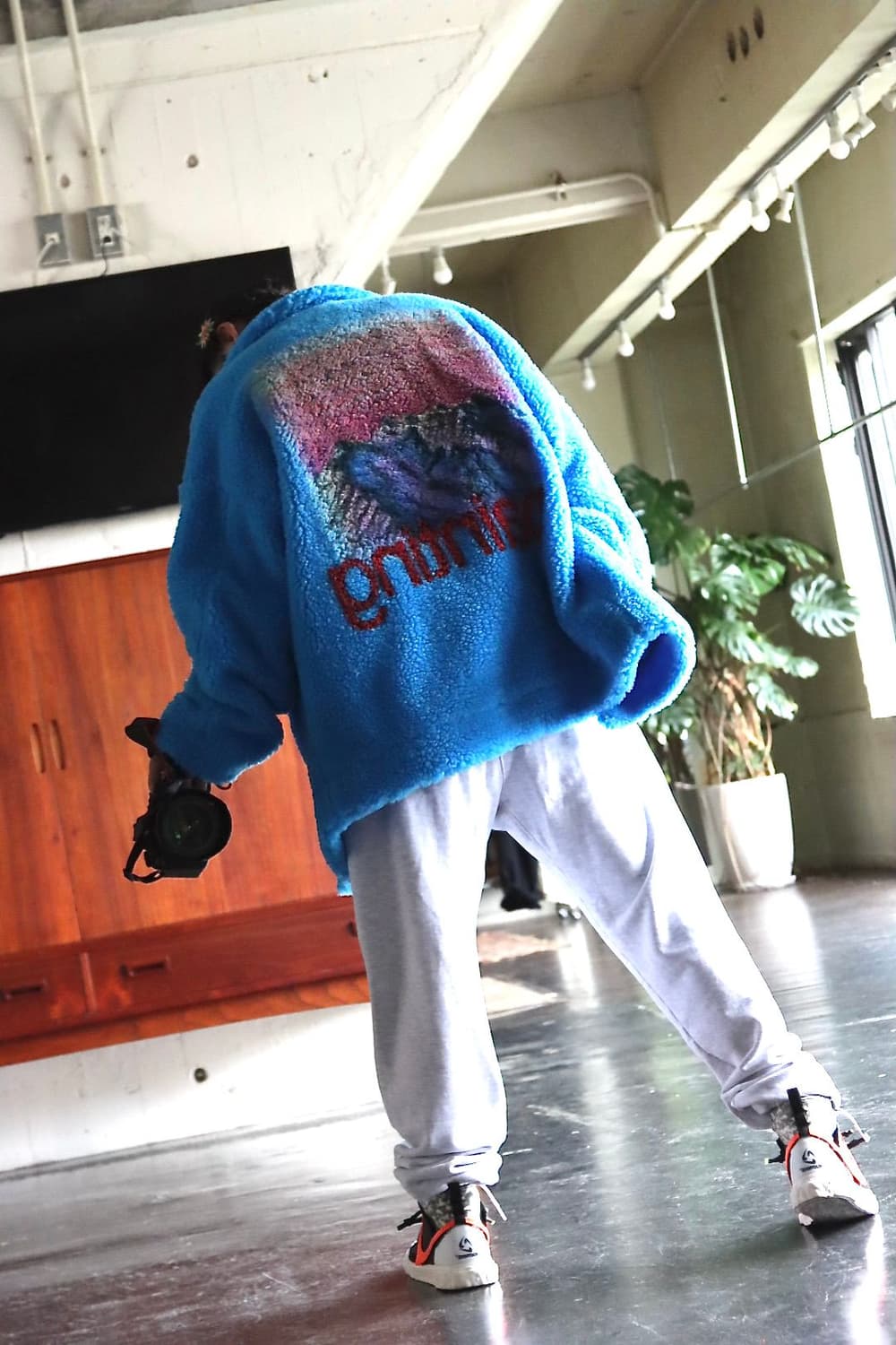 더블렛 페인팅 시어링 퍼 자켓 상품이미지5