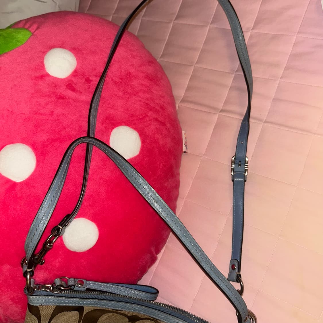 블루 코치 숄더백 크로스백 빈티지 상품이미지2