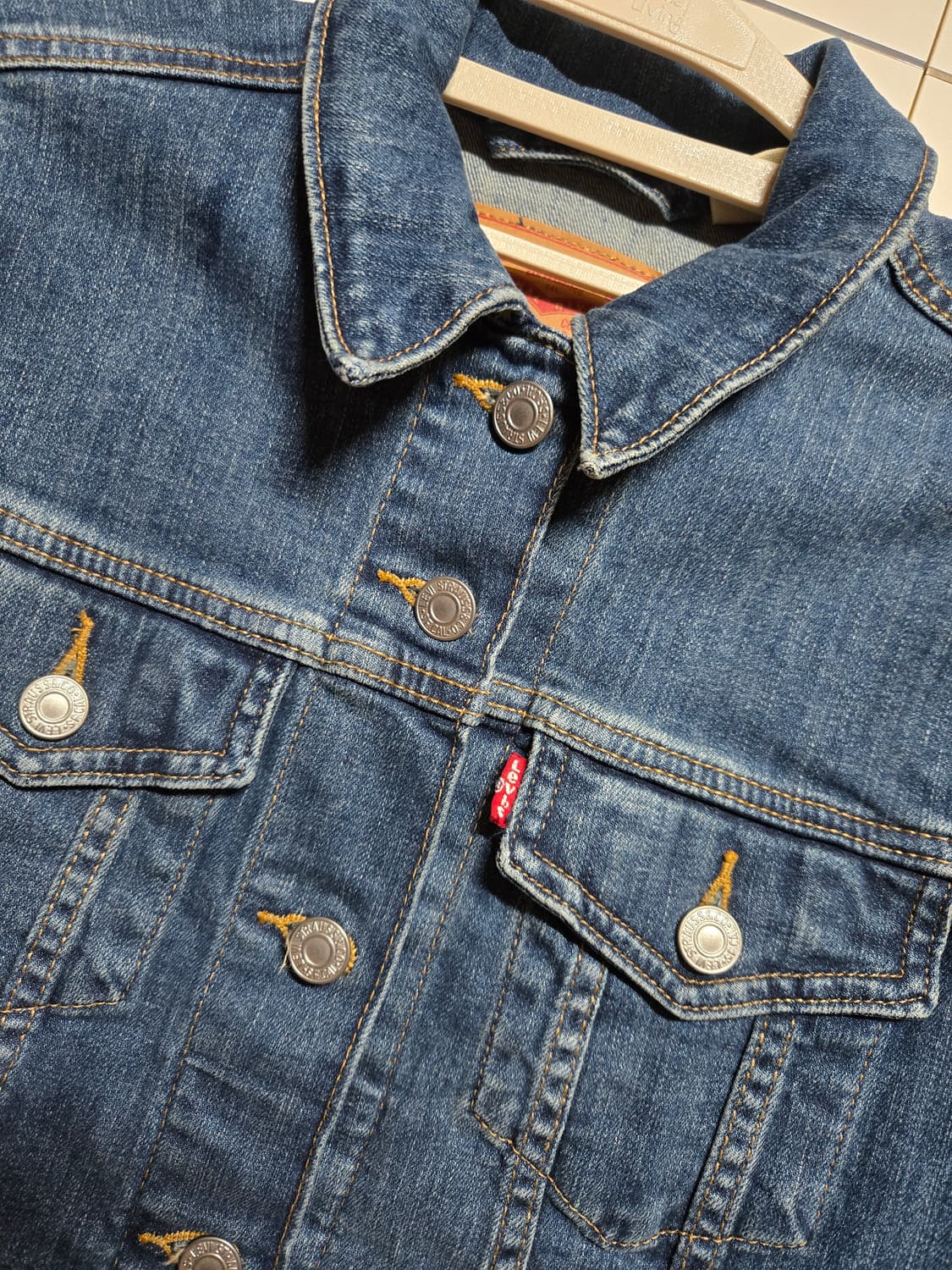 리바이스 여성 데님 청자켓(S사이즈) 상품이미지3