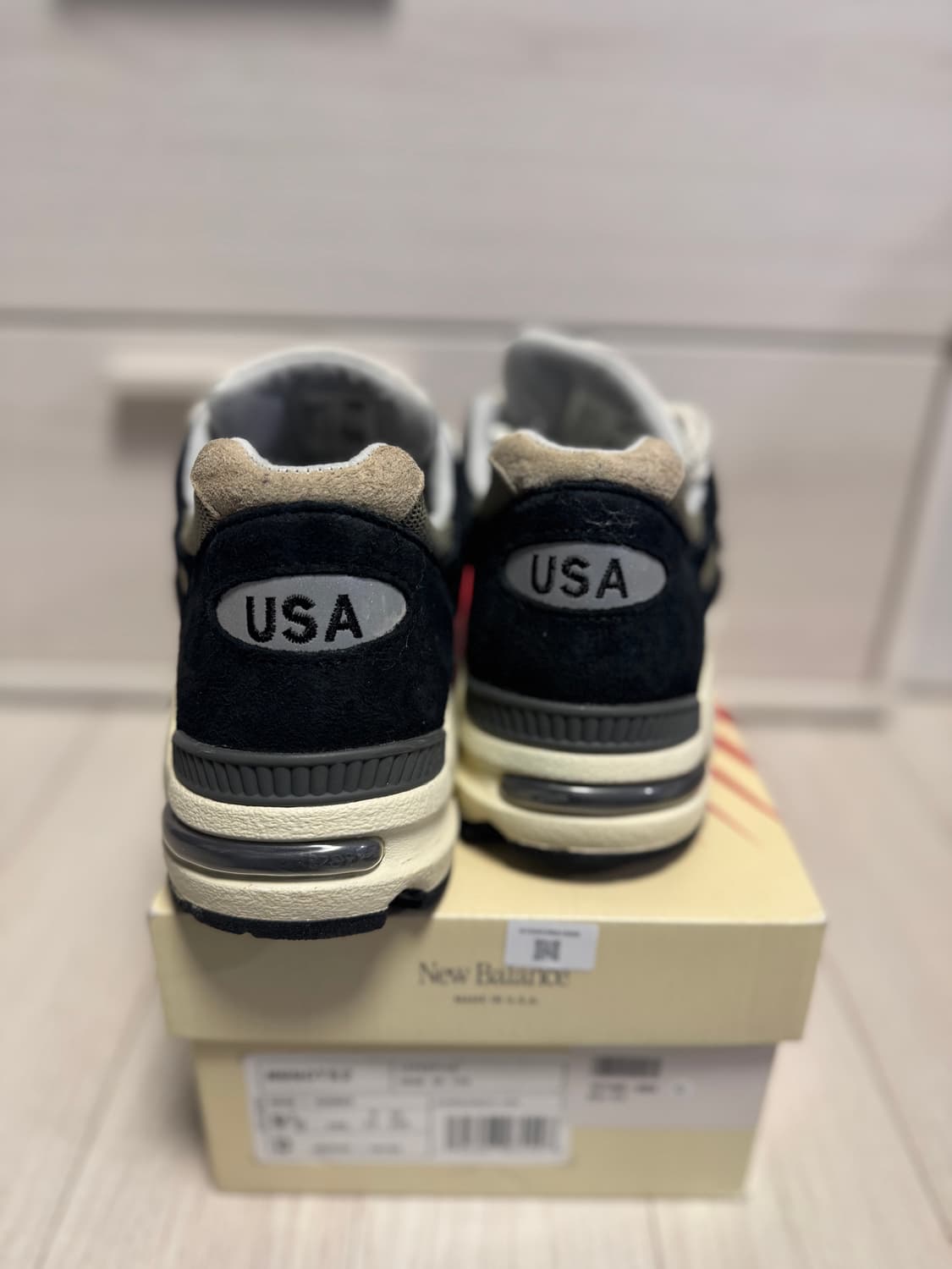 뉴발란스 990v2 메이드 인 USA 블랙 트루 카모 상품이미지5