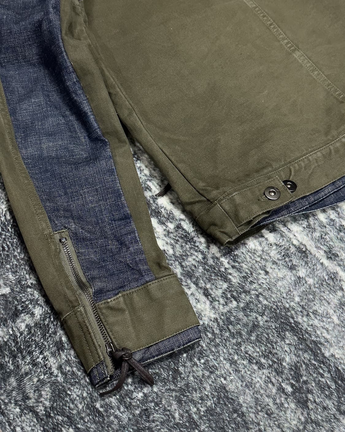 {Kittle} Denim Layered Artisanal Jacket  상품이미지8